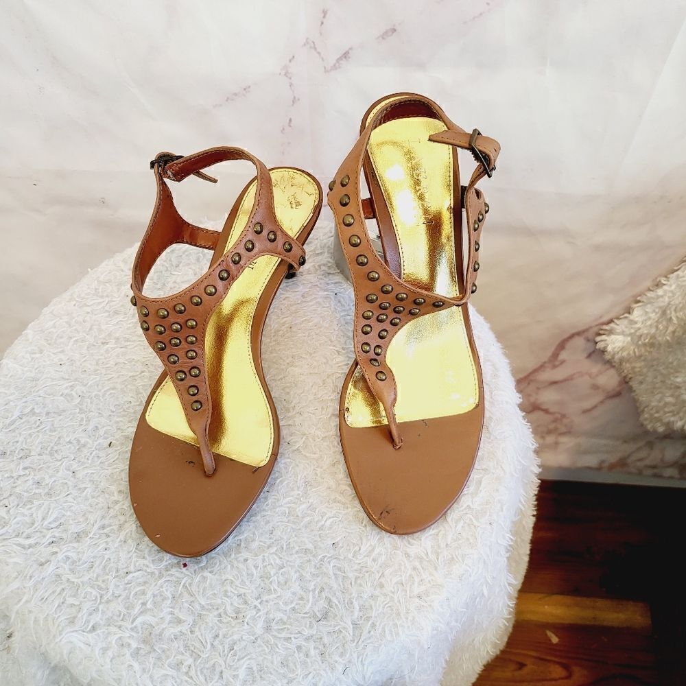 Ralph Lauren pretty kitten heel sandals